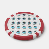 Mehr Fischen Weniger Sorgen Pokerchips (Einzeln)