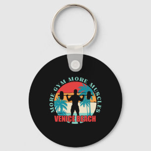 Mehr Fitness mehr Muskeln Bodybuilding Venedig Str Schlüsselanhänger
