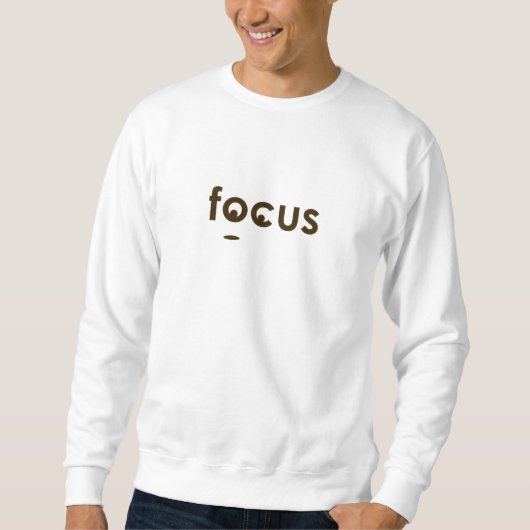 Mehr Fokus, weniger Zeit Sweatshirt (Vorderseite)