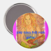 Mehr Folk-Gitarre spielen Magnet (Vorderseite/Rückseite)