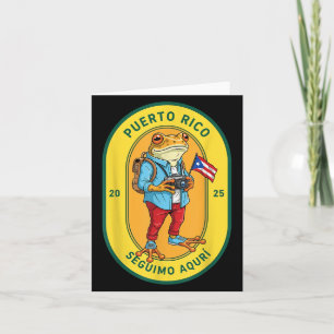 Mehr Fotos Puerto Rico Rican Flagge Lustiger Sapo  Karte