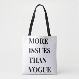 Mehr Fragen als Vogue Tasche