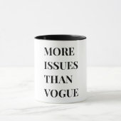 Mehr Fragen als Vogue Tasse (Zentrum)