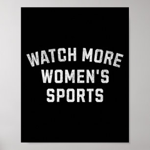Mehr Frauensportarten schauen - Bysketbyll, Fußbal Poster