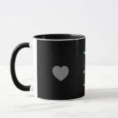 mehr Freundlichkeit, mehr Liebe Tasse (Links)