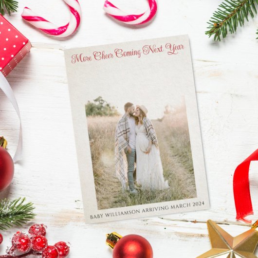 Mehr Fröhlichkeit für die Ankündigung der Schwange