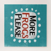 Mehr Frösche Bitte Jigsaw Puzzle (Horizontal)