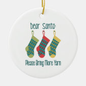 Mehr Garne Keramik Ornament (Vorne)