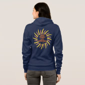 Mehr Gebet weniger Besorgnis erregend Solar Hoodie (Schwarz voll)