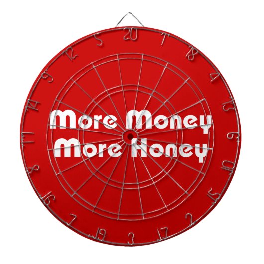 Mehr Geld für mehr Honig Dartscheibe (vorne)