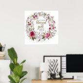 Mehr gesegnet zu geben als zu empfangen poster (Heimbüro)