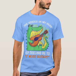 Mehr Gitarren mit einem Drachen für Musik T-Shirt
