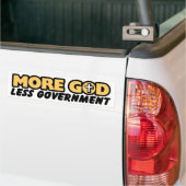MEHR GOTT AUTOAUFKLEBER (Auf Lkw)