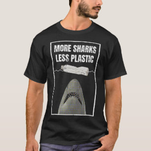 Mehr Haie weniger Plastik Conservation Surfing T-Shirt