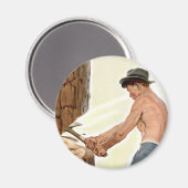 Mehr Holz für die Armee Magnet (Vorderseite/Rückseite)