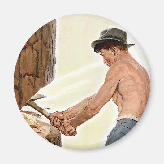 Mehr Holz für die Armee Magnet (Vorne)