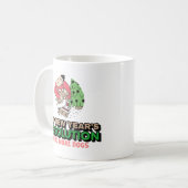 Mehr Hunde umarmen - Neujahrsresolution Kaffeetasse (Vorderseite Links)