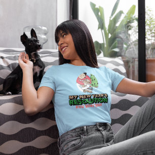 Mehr Hunde umarmen - Neujahrsresolution T-Shirt