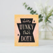 Mehr Hunky als Dory Postcard Postkarte (Stehend Vorderseite)