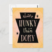 Mehr Hunky als Dory Postcard Postkarte (Vorne/Hinten)