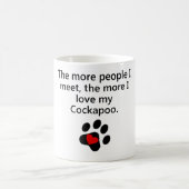 Mehr i-Liebe mein Cockapoo Kaffeetasse (Mittel)