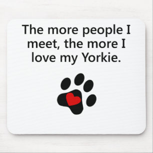 Mehr i-Liebe mein Yorkie Mousepad