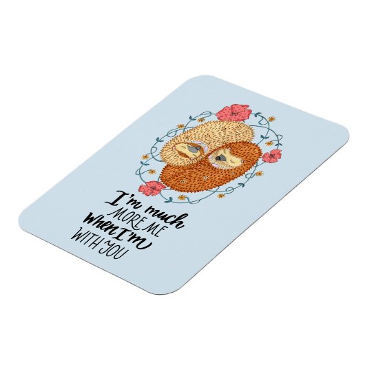 Mehr Ich mit dir Igel Magnet (Linke Seite)