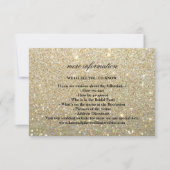 Mehr Info Wedding Card - Gold Glit Fab Einladung (Vorderseite)