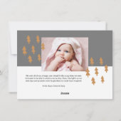 Mehr ist Merrier Holiday Foto Feiertagskarte (Rückseite)