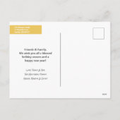 Mehr ist Merrier Holiday Foto Feiertagspostkarte (Rückseite)