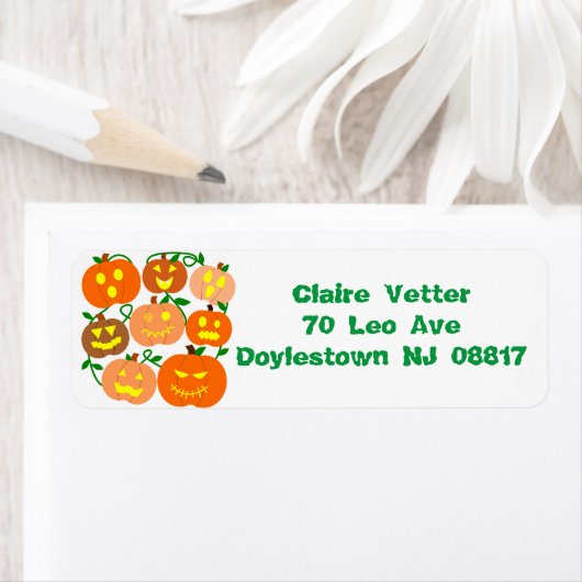 Mehr Jack-o-Lanterns-Label (Insitu)