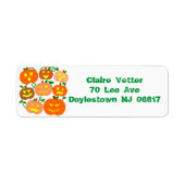 Mehr Jack-o-Lanterns-Label (Vorne)