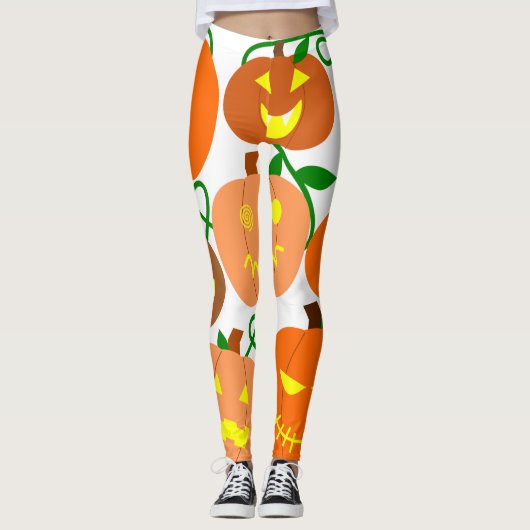 Mehr Jack-o-Lanterns Leggings (Vorderseite)