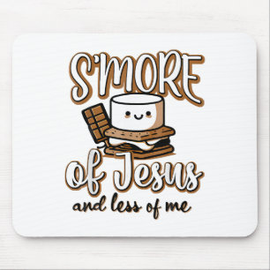 Mehr Jesus, weniger ich, Christlicher Camper Campi Mousepad