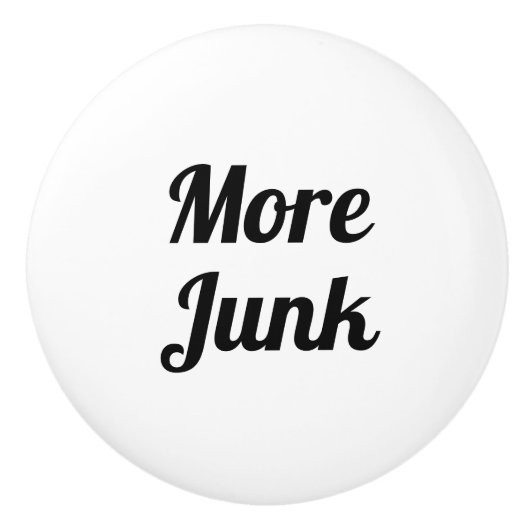 Mehr Junk Draw Keramikknauf (Vorderseite)