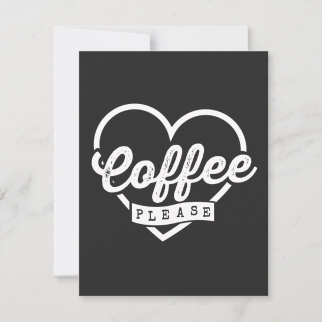 MEHR KAFFEE BITTE (Vorderseite)