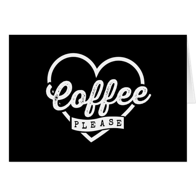 MEHR KAFFEE BITTE (Vorderseite (Horizontal))