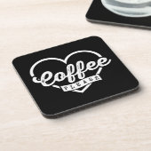 MEHR KAFFEE BITTE GETRÄNKEUNTERSETZER (Linke Seite)