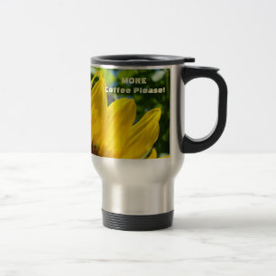 Mehr Kaffee Bitte Kaffee Reisen Schläge Sonnenblum Reisebecher