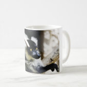 Mehr Kaffee bitte! Kaffeetasse (VorderseiteRechts)