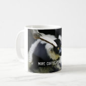Mehr Kaffee bitte! Kaffeetasse (Vorderseite Links)