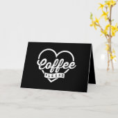 MEHR KAFFEE BITTE KARTE (Gelbe Blume)