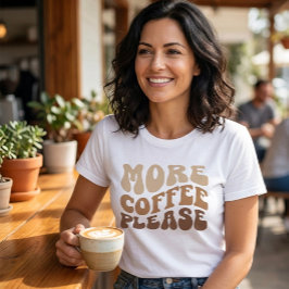 Mehr Kaffee bitte. Tri-Blend Shirt
