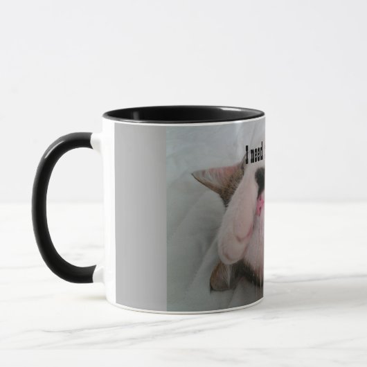 Mehr Kaffee-Katze Tasse (Links)