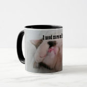 Mehr Kaffee-Katze Tasse (Vorderseite Links)