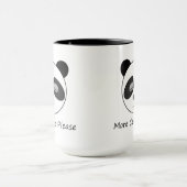 Mehr Kaffee Panda Tasse (Zentrum)