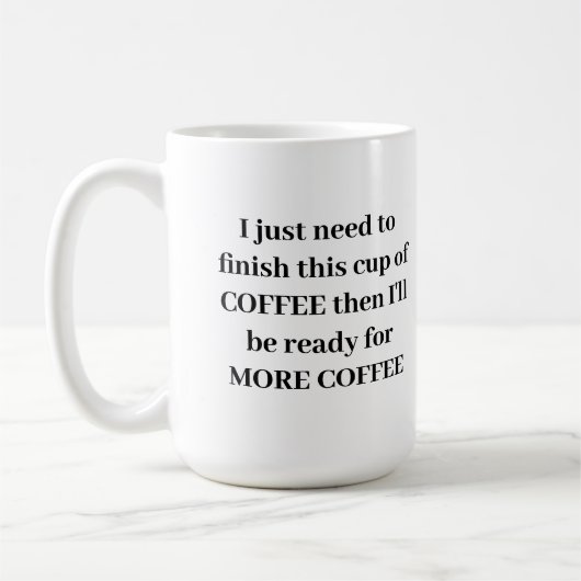 MEHR KAFFEE-Tasse Kaffeetasse (Links)