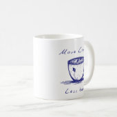 Mehr Kaffee Weniger Reden Tasse (VorderseiteRechts)