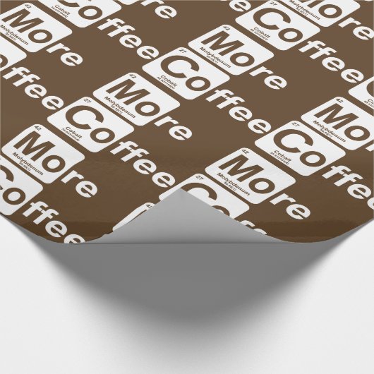 Mehr Kaffeetisch Geschenkpapier (Ecke)