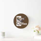 Mehr Kaffeetisch Runde Wanduhr (Zuhause)